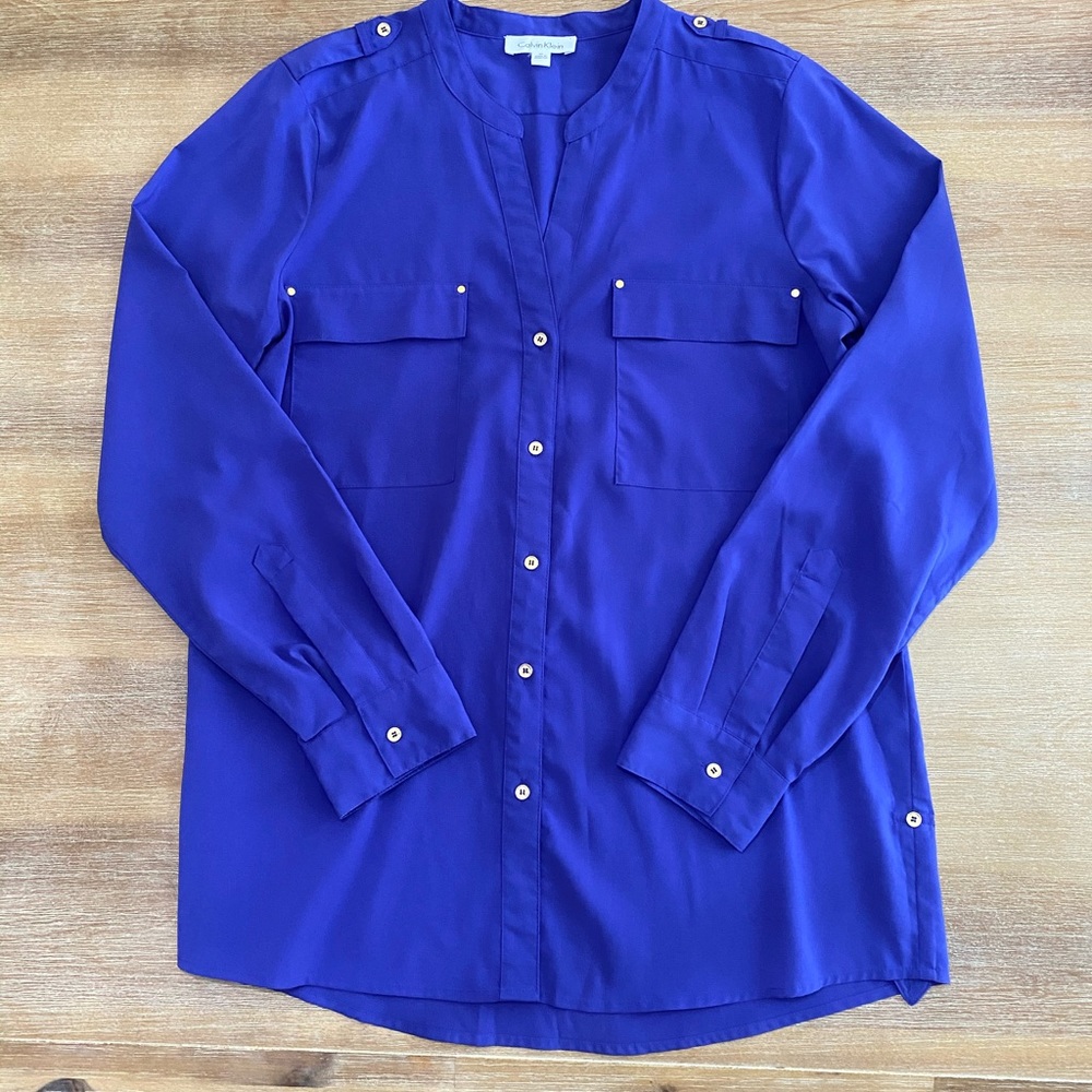 Calvin Klein blouse size Medium